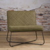 Tower Living Fauteuil 'Rodeo' - Leder Olive