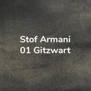 Stof Armani Gitzwart (01)