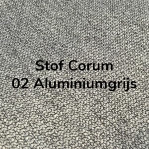 Stof Corum 02 Aluminiumgrijs