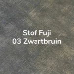 Stof Fuji 03 Zwartbruin