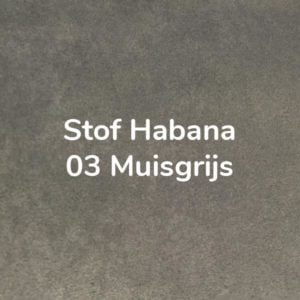 Stof Habana 03 Muisgrijs