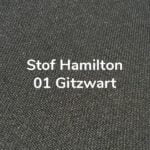 Stof Hamilton 01 Gitzwart