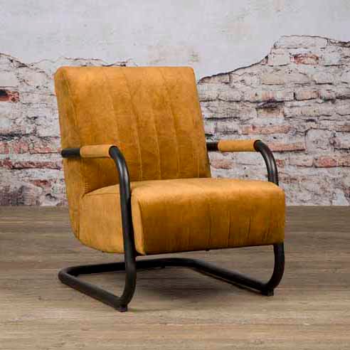 Tower Living Fauteuil Riva Stof Adore Yellow 14 Sfeerfoto