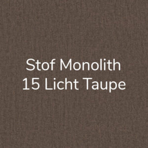 Stof Monolith 15 - Licht Taupe - Velvet
