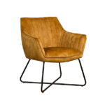 Tower Living Fauteuil Monte - Stof Adore 14 Yellow - Vooraanzicht