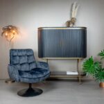 Tower Living Fauteuil Tropea - Stof Adore Darkgrey 68