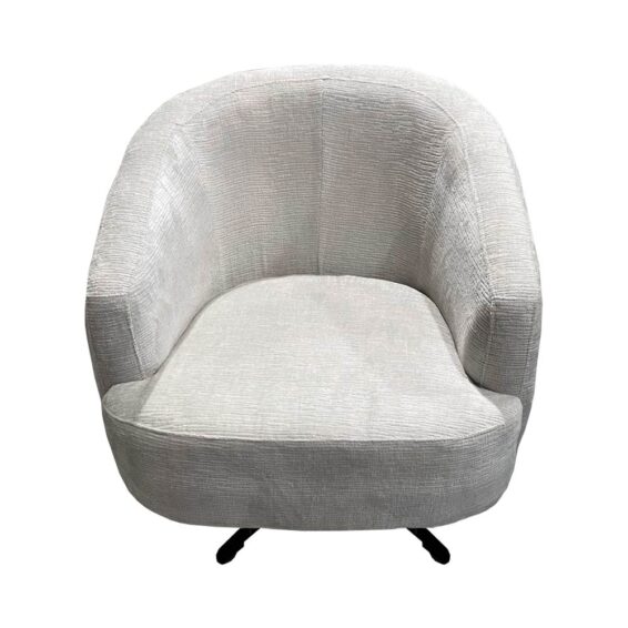 Fauteuil Macone - Stof Toch Ivory 02 Vooraanzicht Boven