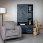 Tower Living Fauteuil Norwich - Stof Lara 005 Pale Brown